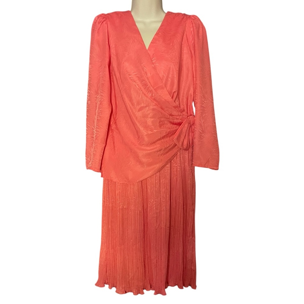 Authentic vintage 80s pink Barbie & Golden Girls style dress